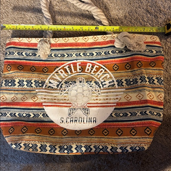 Myrtle Beach Multicolor Tote Bag - Picture 5 of 7